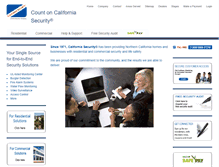 Tablet Screenshot of calsecurity.com